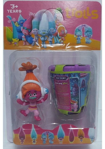 Luxury Trolls Dj. Suki ve Süpriz Bidon BB18910-1 1 Adet