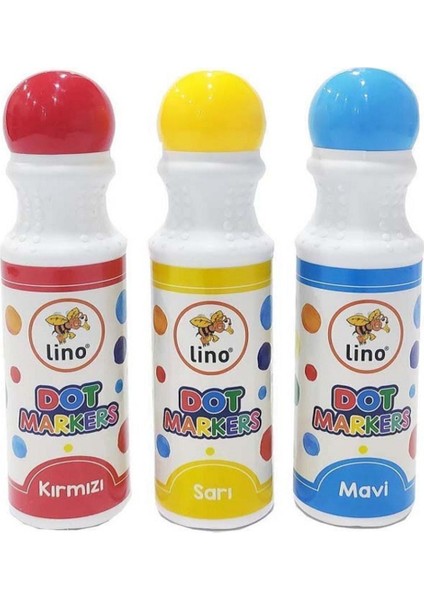 Luxury Dot Markers 3 Lü Yıkanabilir Boya LN-603 1 Adet