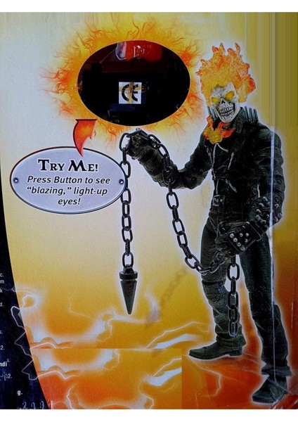 Luxury Raging Hayalet Oyuncak Nostalji Sürücü Ghost Figür 1 Adet