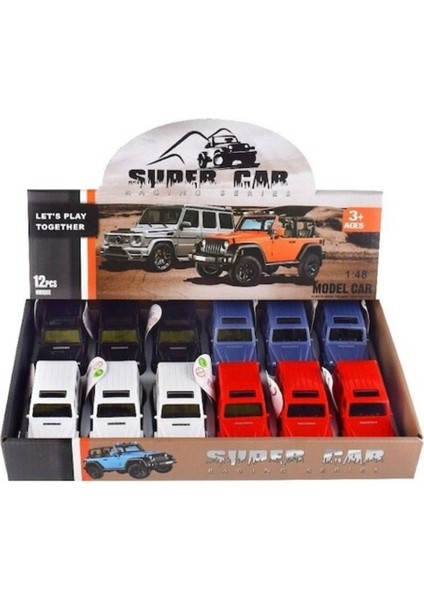 Luxury Oyuncak Çekbırak Plastik Arazi Aracı 168A-1 (Karışık Renk 1 Adet) 1 Adet