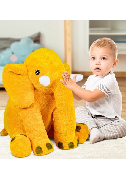 Luxury Uyku Arkadaşım Fil Peluş Fil 80CM (%100 Yerli) 1 Adet