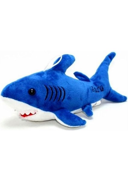 Luxury Peluş Köpekbalığı 30 cm - Baby Shark Mavi Balık 1 Adet