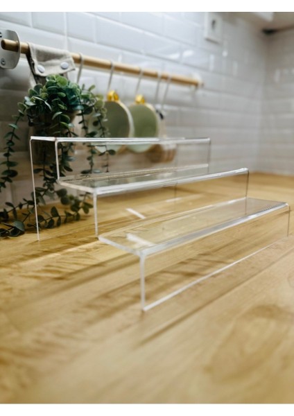 Luxury 4 mm Basamaklı Dolap Tezgah Düzenleyici 4 mm 30 cm 15CM 1 Adet