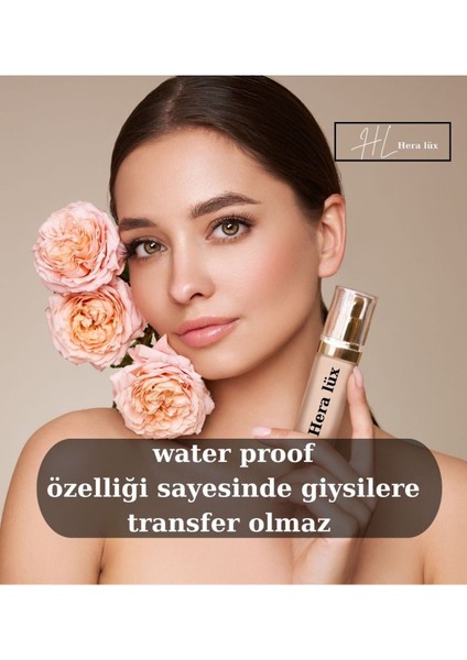Luxury Hera Lux Bb Light Krem Giysilere Bulaşmayan Terden Etkilenmeyen Akmayan ,toplaklanmayan Saten Bitiş 1 Adet fırsatları