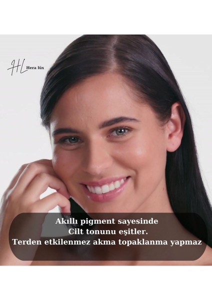 Luxury Hera Lux Bb Light Krem Giysilere Bulaşmayan Terden Etkilenmeyen Akmayan ,toplaklanmayan Saten Bitiş 1 Adet indirimleri