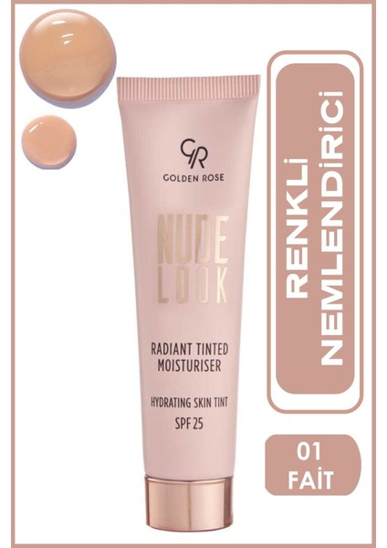 Luxury Nude Look Radiant Tinted Moisturiser No: 01 Fair Tint - Renkli Nemlendirici Spf 25 - 8691190967130 1 Adet