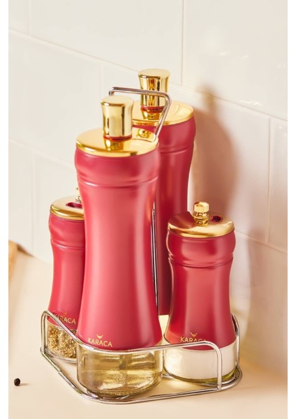 Luxury Gold Berry Salata Seti 1 Adet