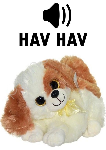 Luxury Havlayan Sesli Köpek Peluş Oyuncak 30 cm 1 Adet