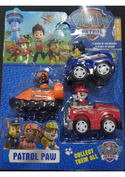 Luxury Pawt Patrol Figür Set Oyuncak Zuma Marshall Chase 1 Adet