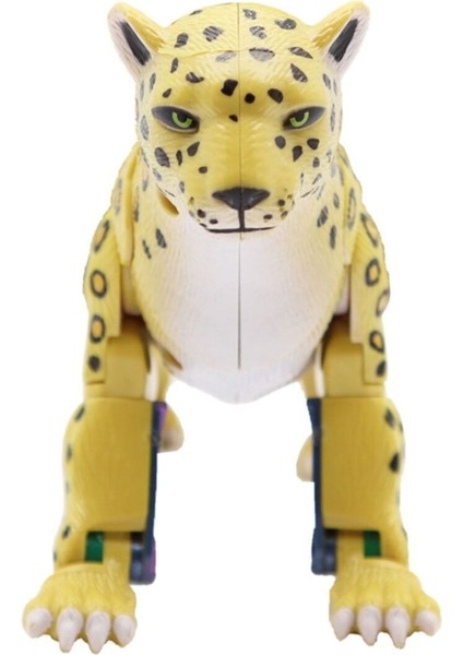Luxury Unisex Çocuk Sarı Robota Dönüşen Savaşçı Leopar 1 Adet