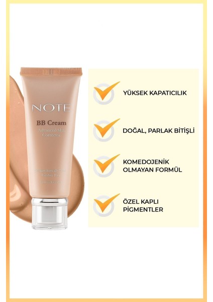 Luxury Bb Cream Spf 15 Nemlendirici Etkili Yoğun Kapatıcı Bb Krem - 01 Orta 1 Adet