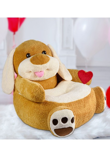 Luxury Peluş Köpek Bebek Çocuk Koltuğu 1 Adet