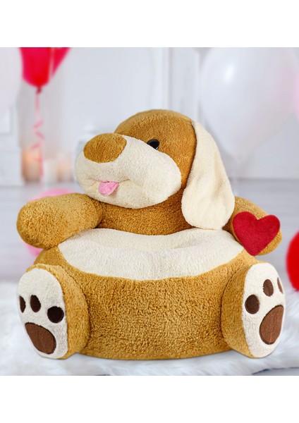 Luxury Peluş Köpek Bebek Çocuk Koltuğu 1 Adet