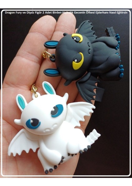 Luxury Dragon Fury ve Dişsiz Figür 2 Adet Birden Hıçkıdık Gecenin Öfkesi Ejderhanı Nasıl Eğitirsin 1 Adet