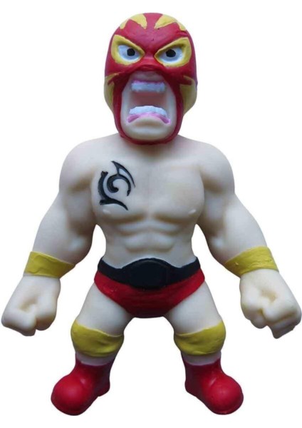 Luxury Monster Flex Süper Esnek Figür Wrestler Güreşçi Halloween Oyuncakları Halovin Figür 15CM 1 Adet