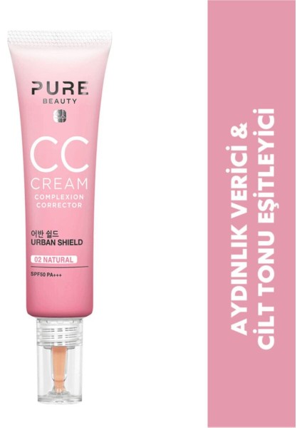 Luxury Doğal Görünümlü, Hafif cc Krem SPF50 Pa+++ Natural 30 ml 1 Adet