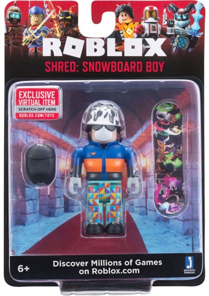 Luxury Roblox Figür Paketi W6 Snowboard Boy 1 Adet