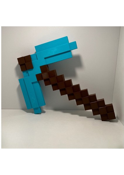 Luxury Minecraft Elmas Kazma Figür Oyuncak 25 cm 1 Adet