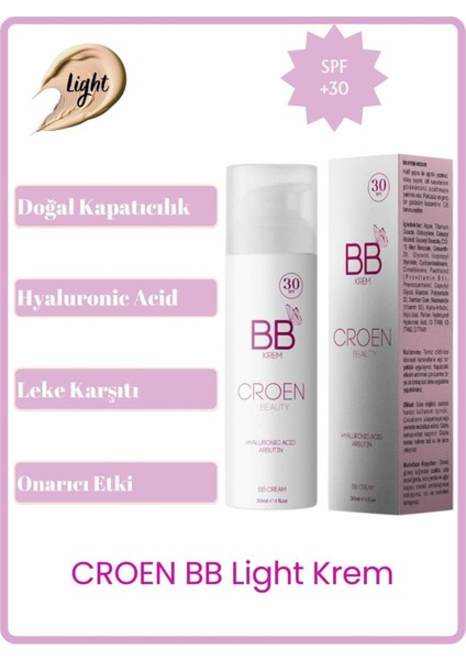 Luxury Bb Cream Light Spf +30 30 ml 1 Adet