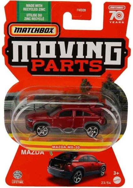 Luxury 1:64 Arabalar Serisi FWD28 Mazda Mx-30 1 Adet