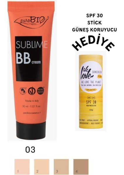 Luxury Organik Vegan Sublime Bb Cream 03 1 Adet