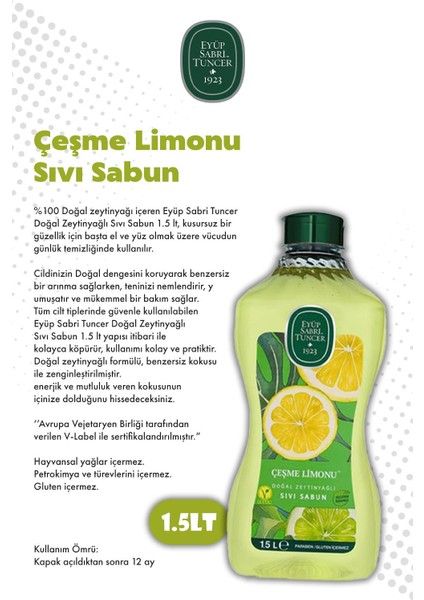 5'li Set Akdeniz Esintisi Sıvı Sabunlar Eyüp Sabri Tuncer 1.5l ve Rosıe fırsatları