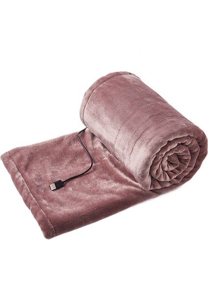 USB Elektrikli Battaniye Tek Ofis Battaniyesi Güç Bankası Isıtmalı Elektrikli Yatak Taşınabilir Battaniye (Yurt Dışından)