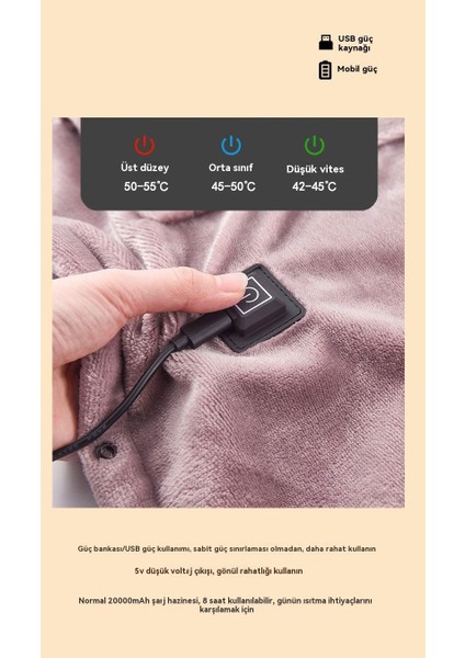 USB Elektrikli Battaniye Tek Ofis Battaniyesi Güç Bankası Isıtmalı Elektrikli Yatak Taşınabilir Battaniye (Yurt Dışından) modelleri