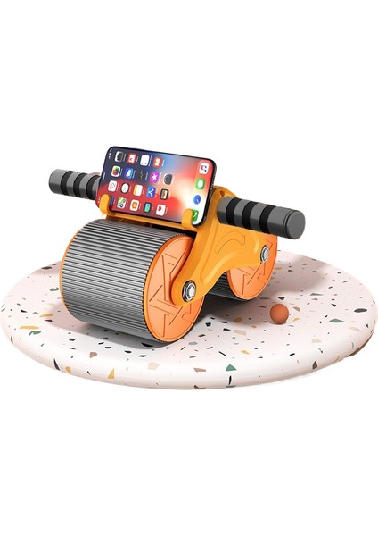 Karın Tekerleği Otomatik Geri Tepme Karın Eğitmeni Ev Fitness Ekipmanları (Yurt Dışından)