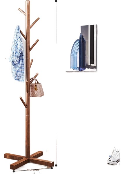 Ahşap Giysi Rafı Yer Rafı (Yurt Dışından)