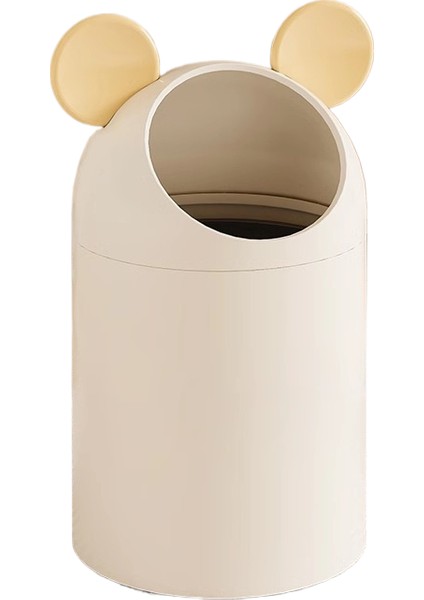 Karikatür Ev Tipi Kapaklı Büyük Kapasiteli Çöp Kutusu (Yurt Dışından)