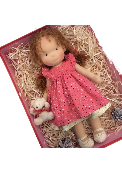 Pamuk Gövdeli Waldorf Bebek Heykelciği (Yurt Dışından)