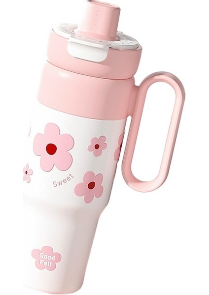 Big Mac 316L Paslanmaz Çelik Pipetli Termos Bardak (Yurt Dışından)