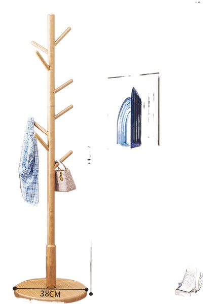 Ahşap Giysi Rafı Yer Rafı (Yurt Dışından)