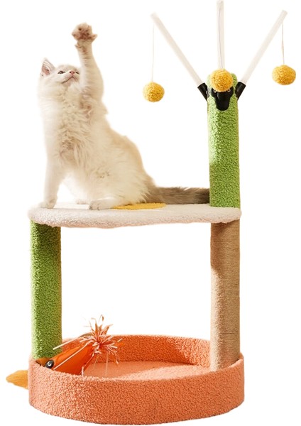 Kedi Tırmalama Tahtası Cat's Nest Kedi Ağacı Hepsi Bir Arada (Yurt Dışından)