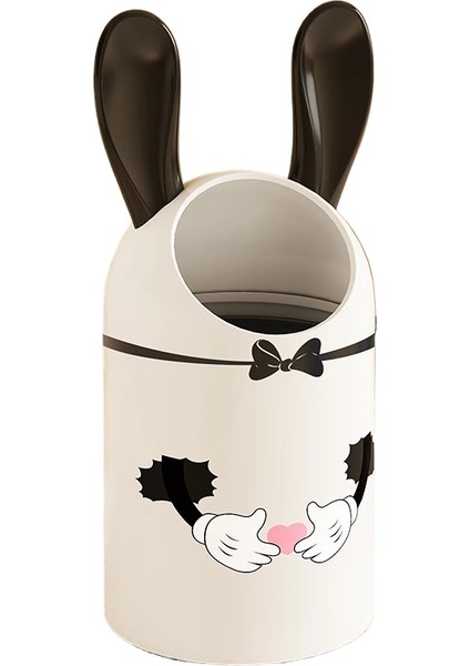 Karikatür Ev Tipi Kapaklı Büyük Kapasiteli Çöp Kutusu (Yurt Dışından)