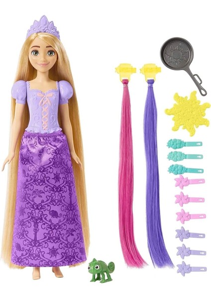 Luxury Prenses Renk Değiştiren Saç Tasarımı Sihirli Saçlı Rapunzel 1 Adet