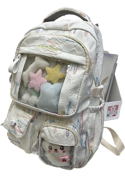 2025 Yeni Ilköğretim Öğrencileri Kız 1-3-6 Sınıf Karikatür Sevimli Büyük Kapasiteli Omuz Çantası (Yurt Dışından)