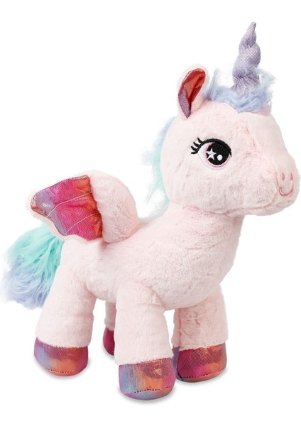Luxury Oyuncak Peluş Kanatlı Unicorn 30 cm Pudra 1 Adet