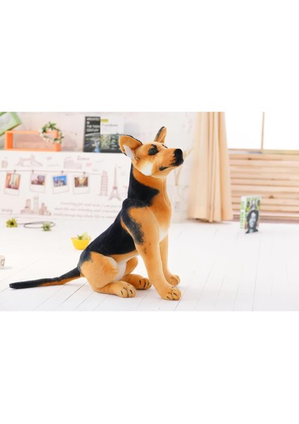 Luxury Gerçek Görünümlü Alman Kurdu Dalmaçyalı Beagle Köpek Peluş Oyuncak Çeşitleri Uyku Oyun Arkadaşı 70CM 1 Adet indirimleri