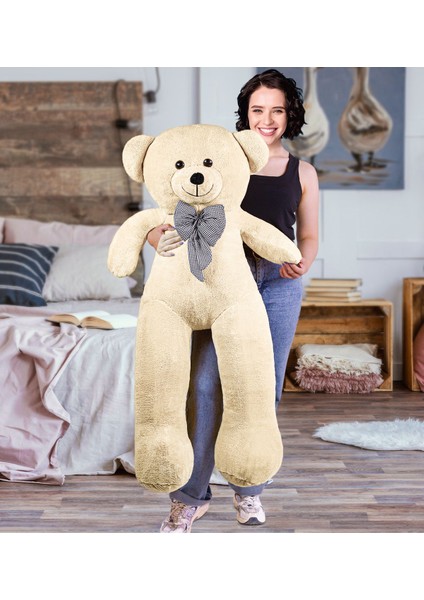 Luxury 125 cm Papyonlu Büyük Ayıcık - Büyük Boy, Yeni Tasarım 1 Adet
