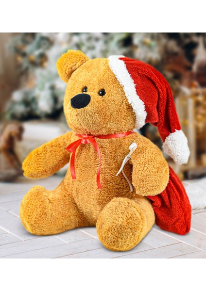 Luxury 55 cm Noel Baba Ayıcığı (%100 Yerli) 1 Adet fırsatları