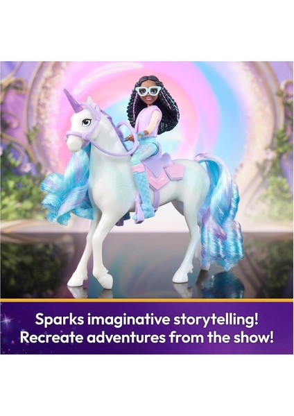 Luxury Unicorn Academy 12 cm Figür ve Boynuzlu At Seti 1 Adet