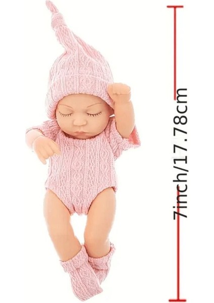 Luxury Gerçekçi 17.78 cm Bebek Yenidoğan Tüm Vücut Slikon Mini Bebek 1 Adet modelleri