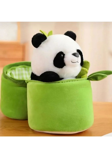 Luxury Panda Peluş Oyuncak - Fermuarlı Özel Tasarımı Ile 1 Adet