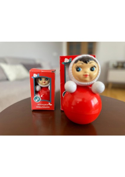 Luxury Roly-Poly Çıngıraklı Oyuncak Hacıyatmaz Bebek (Küçük Boy) 1 Adet