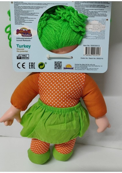 Luxury Gökkuşağı Bebekleri Lahana Bebek , Dolgu Bebek , Et Bebek 35 cm 1 Adet indirimleri