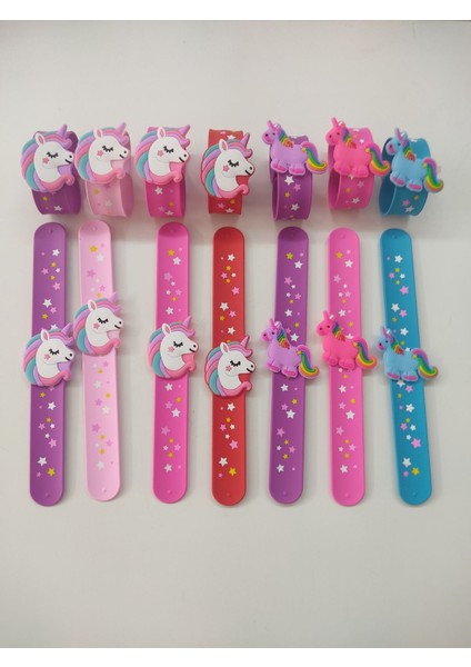 Luxury Muhteşem Pony Maskotlu Slap Band Tekli Çocuk Bileklik 1 Adet modelleri