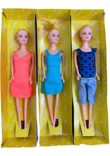 Luxury Anlily Tekli Manken Kıyafetli Bebek 25 cm 1 Adet 1 Adet