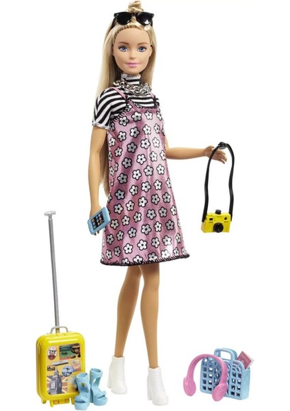 Luxury Mattel Barbie Fashionistas - Pasaport Bebek ve Seyahat Aksesuar Seti FNY29 1 Adet fiyatları